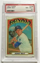 1972 Jerry May #109 PSA 8.5 NM-MT+ Royals - $19.75