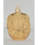 Antique Chinese Snuff Bottle Carved Resin w 3D Images 20th Century - £199.79 GBP