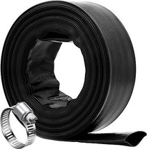 2&quot; x 50 ft Extra Heavy Duty Discharge Pool Backwash Hose Reinforced PVC Lay Flat - £54.90 GBP