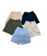 Lot of 5 Vintage Pleated Cotton Shorts Women’s Size 6 Lizsport Villager ... - €34,11 EUR