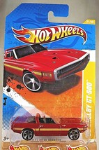 2011 Hot Wheels #21 New Models 21/50 &#39;69 SHELBY GT-500 Red Variant w/Chrome MC5s - £8.22 GBP