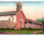 Mission San Francisco Solano Sonoma California CA UNP DB Postcard U19 - $3.51