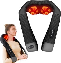 Shiatsu Neck And Back Massager With Heat, Neck And Shoulder, Home Office... - $749.52 MXN