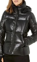 S13 New York Jacket Womens Size Large Gloss Kylie Jet Black Puffer Coat New - $3,450.81 MXN