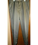 SAVANE Mens Silkworks Brown Dress Business Pant 40x32 5 Pocket 100% Poly... - £17.92 GBP