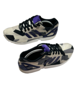 Adidas ZX Flux Men&#39;s 9.5 White Purple/Black/White B34517 Pre-owned - $621.55 MXN