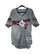 Majestic Vintage MLB Minnesota Twins #7 Joe Mauer 50th Season Jersey Siz... - $179.99