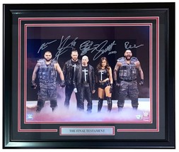 The Final Testament Signed Framed 16x20 WWE Photo Fanatics - £230.59 GBP