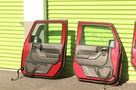 2007-2018 Chrysler Jeep Wrangler JK 4 Full Doors W/ Pwr Mirrors Complete image 14