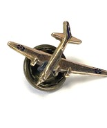 WWII Boeing XB-15 Brass Lapel Pin Screw Back .8&quot; x .6&quot;  Gold Plated - $1,455.24 MXN