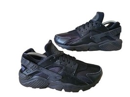 Nike Air Huarache 634835-012 Triple Black Running Sneaker  Women&#39;s Sz 7.5 - $29.40