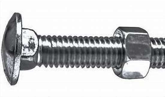 Quantity (5) 1/2&quot; x 1 1/2&quot; Grade 5 Carriage Bolts and Nuts - $10.59