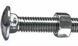 Quantity (5) 1/2&quot; x 1 1/2&quot; Grade 5 Carriage Bolts and Nuts - $10.59