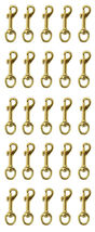 3/8" x 3" Solid Brass Heavy Duty Swivel Round Eye Bolt Snaps 40364 - $24.74+