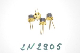 2N2905A SGS/F GOLD pin JAN2N2905A Si PNP 60V 600mA TO5 Transistors ~BFX3... - £3.05 GBP