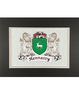 Hennessy Irish Coat of Arms Print - Frameable 9&quot; x 12&quot; - £18.91 GBP