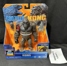 Battle Damage Reveal King Kong with Fighter Jet Monsterverse Godzilla vs Kong  - £38.13 GBP
