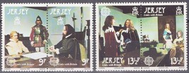 ZAYIX Great Britain - Jersey 229-230 MNH Europa Royalty Historical Figures - £1.21 GBP