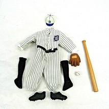 Vintage Detroit Tigers Ty Cobb Doll Uniform Baseball Outfit Fits 12" Accessories - $24.94
