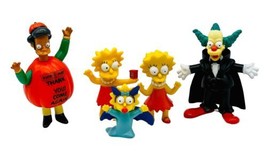 Burger King The Simpsons Treehouse of Horrors Halloween Figures Lot of 5 Vintage - $29.91