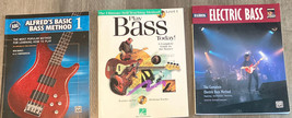 Lot 3 Beginning Electric Bass Sheet Music Instruction Technique Lesson B... - £7.02 GBP