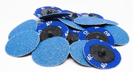 Benchmark Abrasives 2&quot; Quick Change Zirconia Sanding Discs With A Male, ... - £23.87 GBP