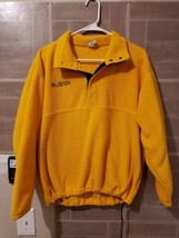 Columbia Sportswear Pullover Coat Mens Size Medium Yellow Fleece Jacket - £19.94 GBP