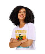 Unisex Organic Ribbed Neck T-Shirt – Introverted (Lavender) - $75.21 CAD