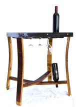 Wine Barrel Tasting Table - Kulviski Vino - Made from reclaimed CA wine barrels - £576.02 GBP