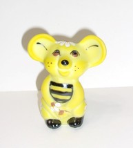 Fenton Glass Yellow Bumble Bee Mouse Figurine NFGS Exc Ltd Ed Susan Bryan - £155.64 GBP