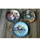3 P. Buckley Moss Anna Perenna Plates-Mother&#39;s World,Mother&#39;s Love &amp; The... - £57.75 GBP
