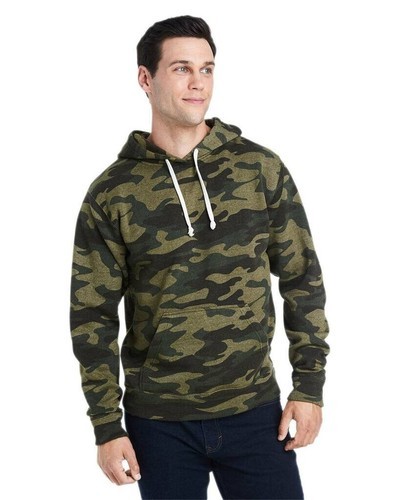 Woodland Camo Fleece Hoodie Pullover Camouflage Sweatshirt Kangaroo Style Item image 13