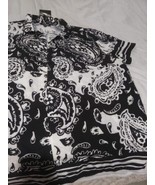 Boohoo Man Shirts Men&#39;s Black &amp; White Button Shirts Size XL Short Sleeves - $25.35 CAD
