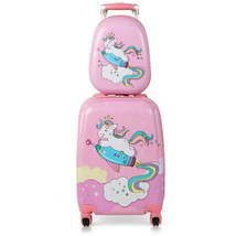 2 Pieces 18 Inch Kids Luggage Set with 12 Inch Backpack - £73.86 GBP