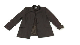 PENDLETON BROWN  100% Virgin Wool Career Jacket Blazer Size 14 Tall Lined - $27.93