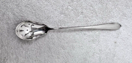 Patria Sterling INTERNATIONAL SILVER 1918 Olive Spoon Pierced 6&quot; Handle - £45.54 GBP