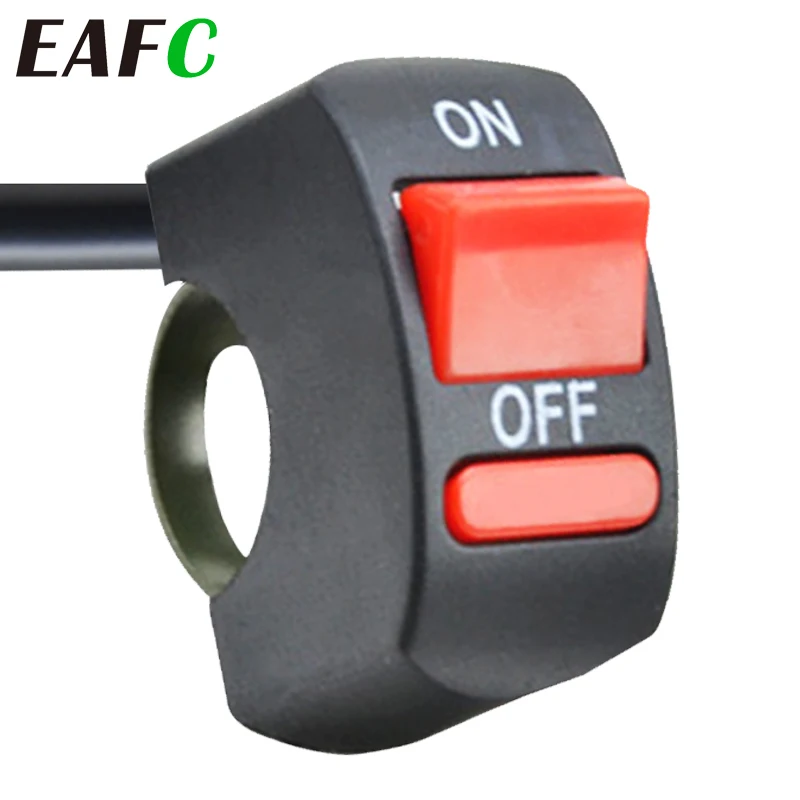 Al motorcycle handlebar flameout switch on off button for moto motor atv bike dc12v 10a thumb200