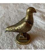 Pièce très ancienne, réalisée en laiton, pigeon, hauteur 8cm, coupe de c... - $376.92 MXN