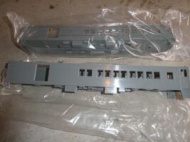 Lot of 2 MTH O Scale 60' Combine Passenger Car Bodies 15" Long - $31.68