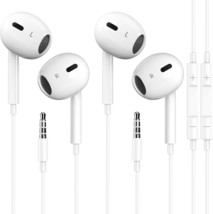 2 Pack Wired Iphone Earbuds/Wired Headphones With 3.5Mm Wired Earphones[Mfi - $25.81