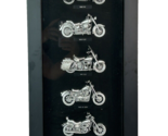 HARLEY DAVIDSON PEWTER MOTORCYCLES IN THE 1980 JACKSONVILLE DEALER DISPL... - $49.50