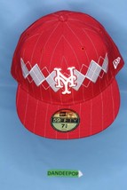 New York Mets NY 59Fifty Baseball Red Gray With Sticker 7 5/8 New Era Fitted - £38.87 GBP
