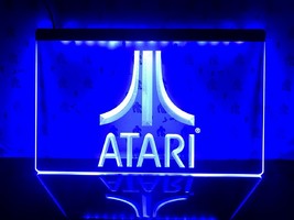 Atari Game Console Illuminated Led Neon Sign Decor Room, Office, Lights ... - £20.36 GBP+