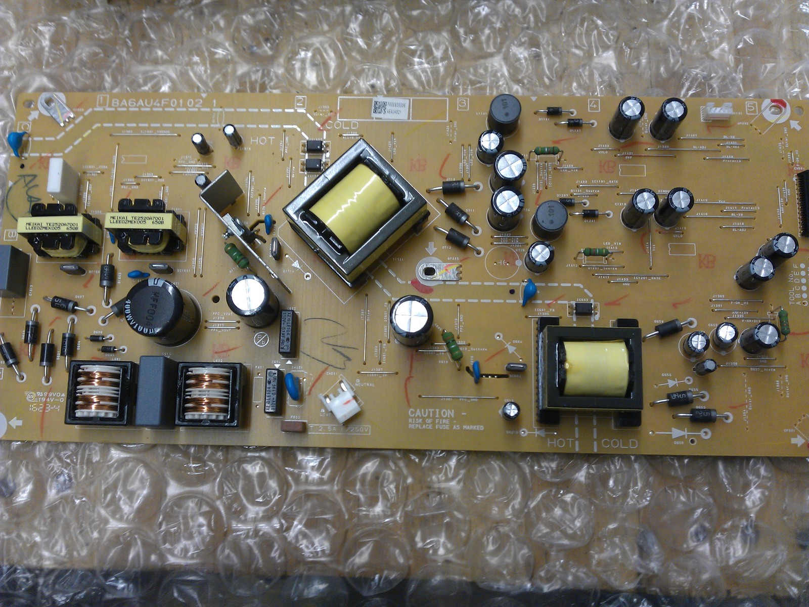 * A6AU4MPW-001 A6AU4021 Power Supply Board From FW50D36F ME1 LCD TV - $40.00