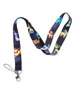 Nintendo Switch Pokemon Eeveevolutions Black Fabric Lanyard One Size Uni... - £3.80 GBP+