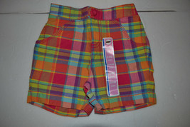 Circo Girls Infant Toddler  Plaid Shorts  Size  24M  or 2T NWT NEW  - $4.99
