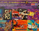 1995-96 Skybox NBA Hoops Series 1 Basketball Promo Uncut Sheet Of 6 Cards - $9.89