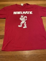Rebelmatic Shirt Size Large Red Mens NYHC Bad Brains Minor Threat  - £21.85 GBP