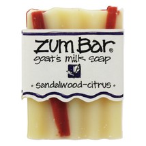 Indigo Wild Zum Bar Goat&#39;s Milk Soap Sandalwood-Citrus, 3 Ounces - $9.39