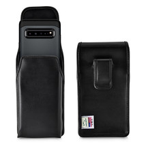 Samsung Galaxy S10 5G Vertical Belt Holster Case Leather Pouch with Clip - £30.37 GBP